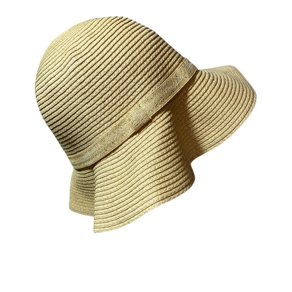 Shade & Shore Straw Cream Beach Sun Hat - Picture 3 of 4
